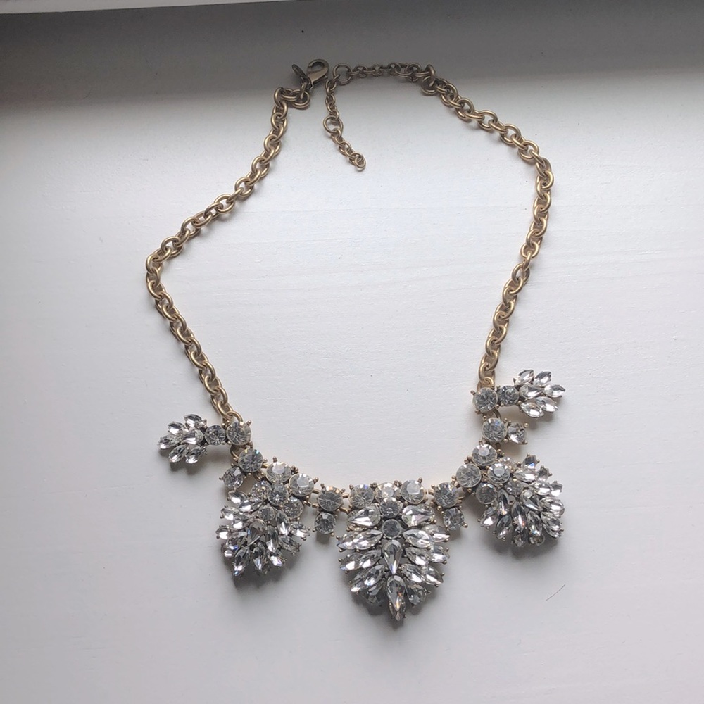J crew crystal necklace